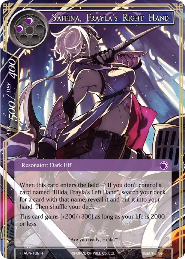 Saffina, Frayla's Right Hand - Rare (ACN-132)