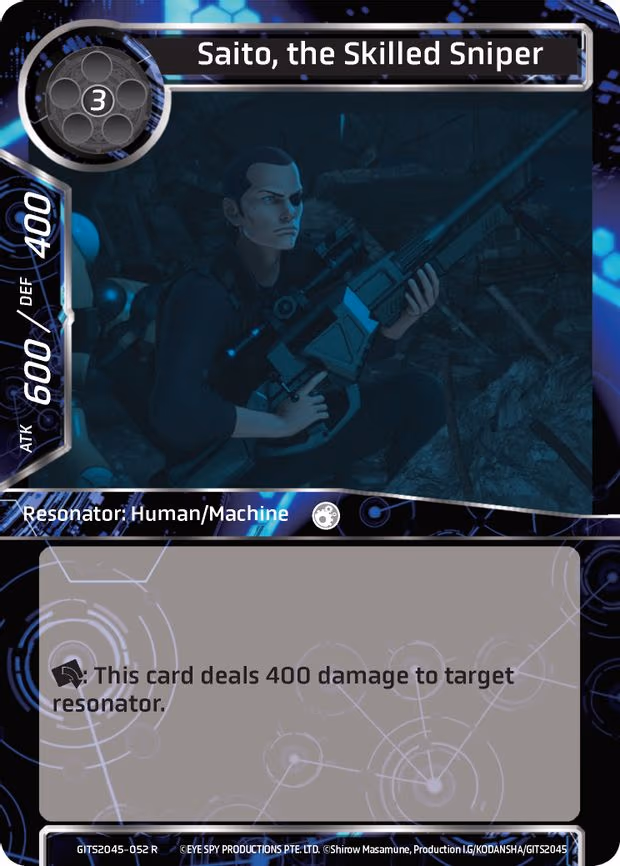 Saito, the Skilled Sniper - Rare (GITS2045-052)