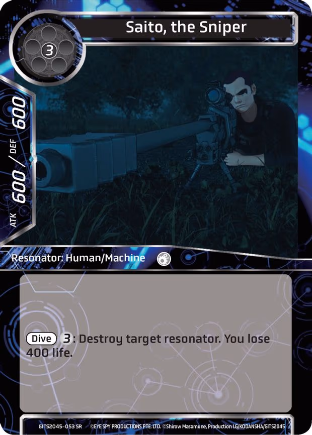 Saito, the Sniper - Super Rare (GITS2045-053)