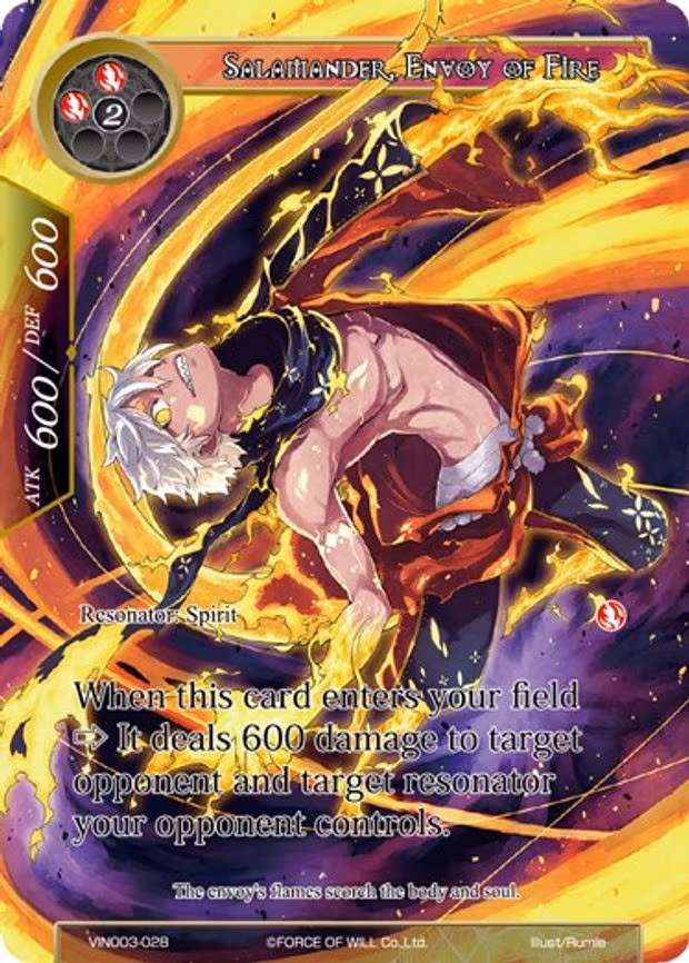 Salamander, Envoy of Fire - Rare (VIN003-028)