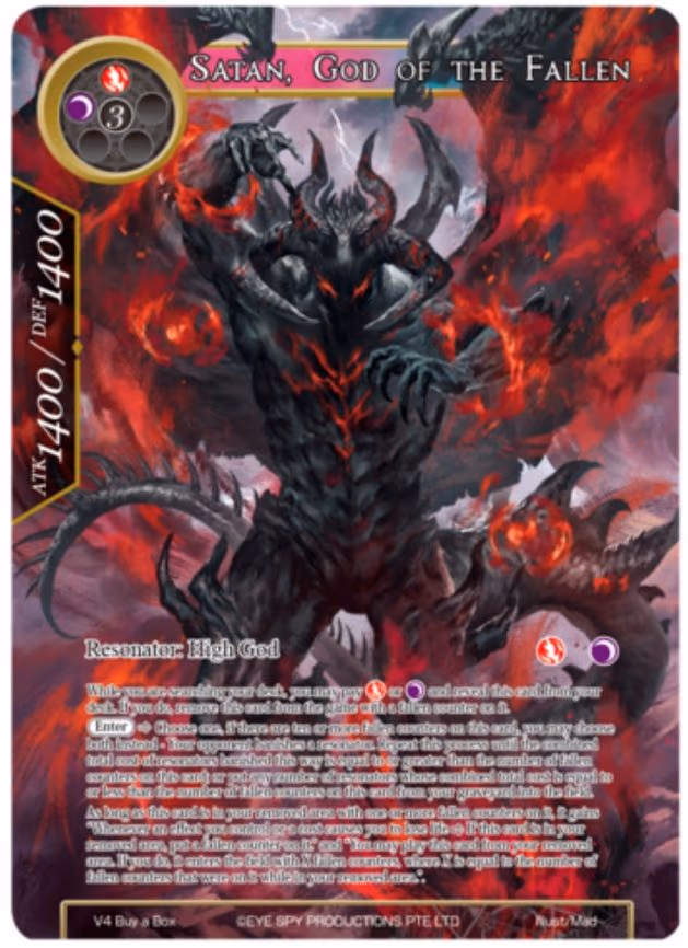 Satan, God of the Fallen - Promo (V4 Buy a Box)