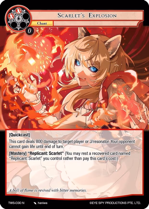 Scarlet's Explosion - Normal (TWS-030 N)