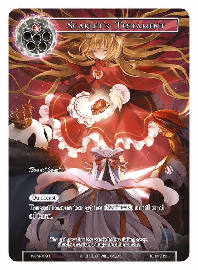 Scarlet's Testament - Uncommon (WOM-039)