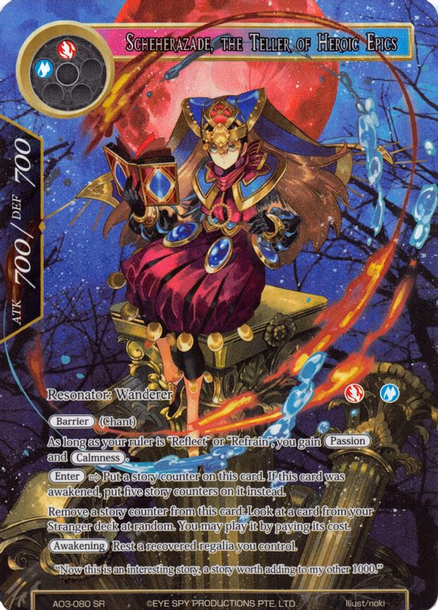 Scheherazade, the Teller of Heroic Epics - Super Rare (AO3-080)