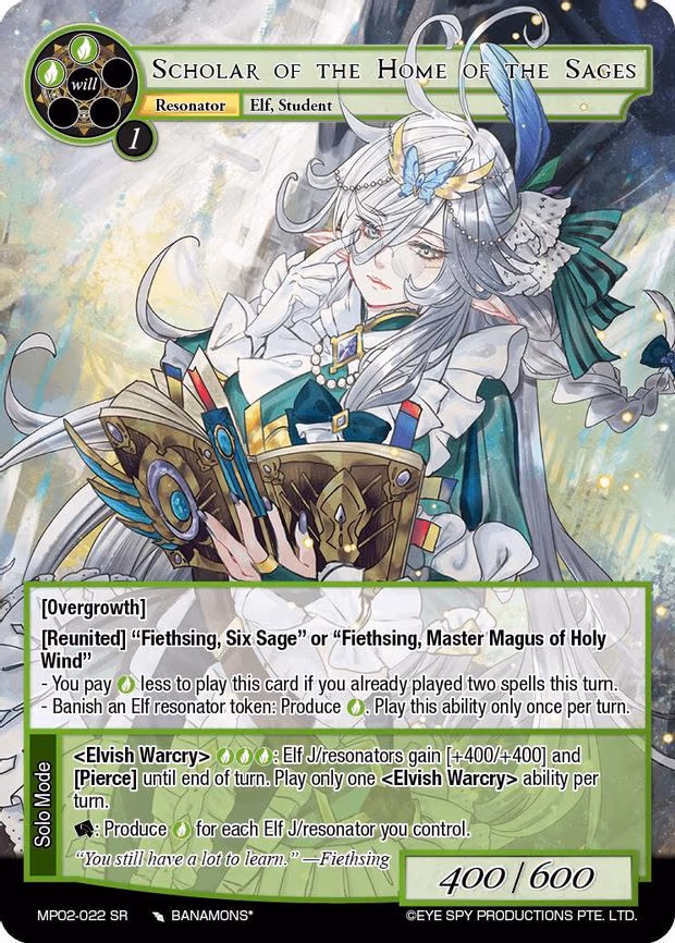 Scholar of the Home of the Sages - Super Rare (MP02-022 SR)