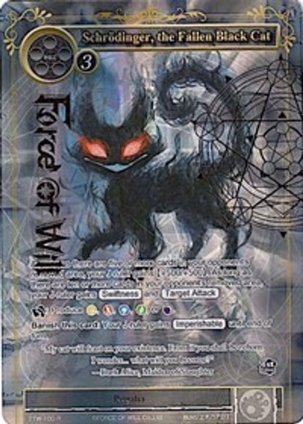 Schrodinger, the Fallen Black Cat - Rare (TTW-100)
