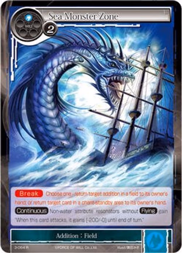 Sea Monster Zone - Rare (3-064)