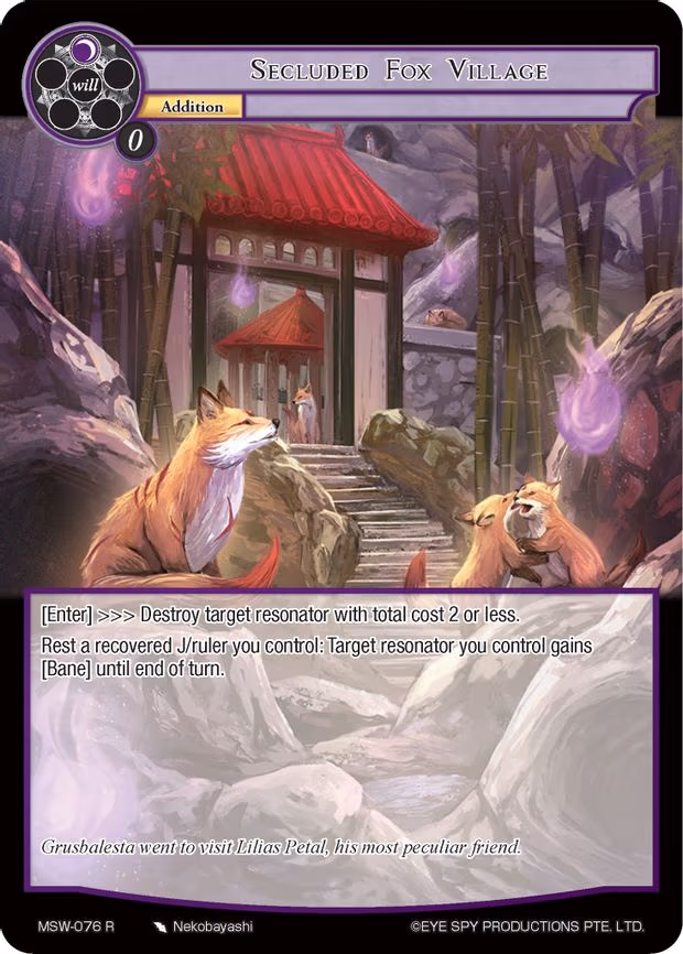 Secluded Fox Village - Rare (MSW-076)