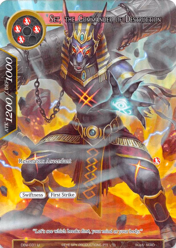 Set, The Commander Of Destruction - Uncommon (DBV-031)