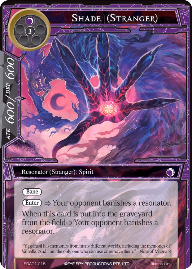 Shade (Stranger) - Starter Exclusive (SDAO1-018)
