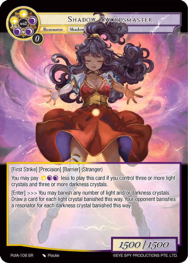 Shadow Swordmaster - Super Rare (PofA-106)