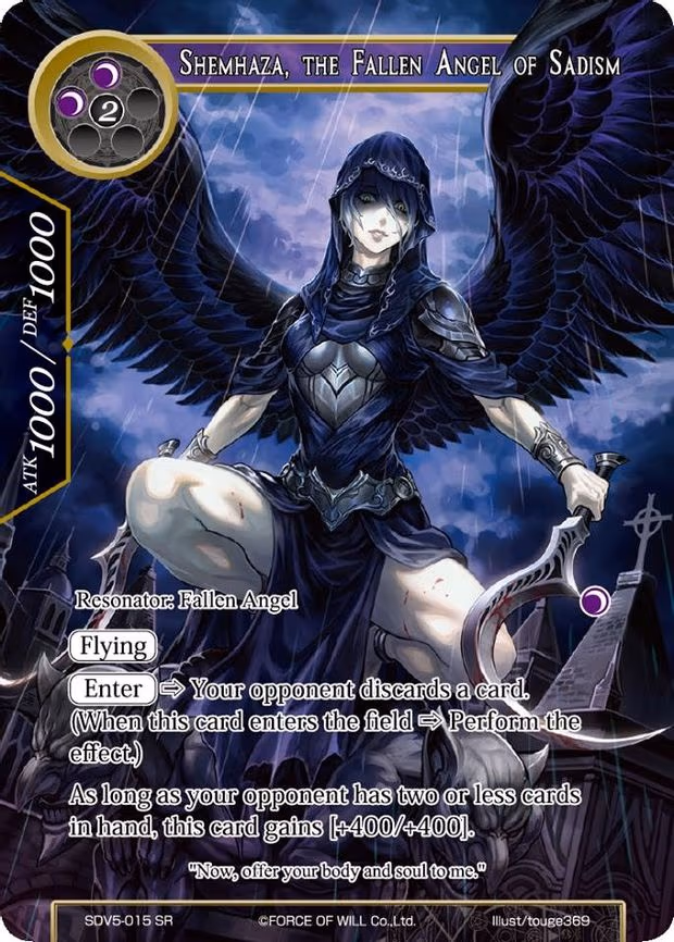 Shemhaza, the Fallen Angel of Sadism - Super Rare (SDV5-015)