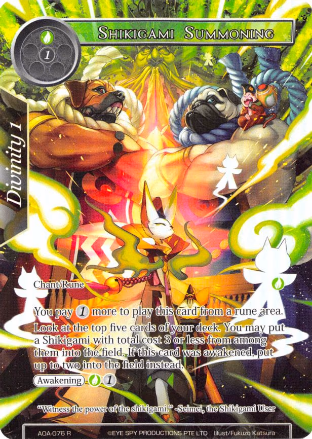 Shikigami Summoning - Rare (AOA-076)