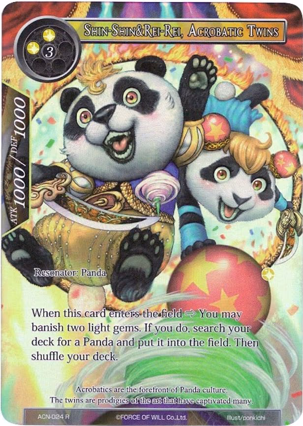 Shin-Shin&Rei-Rei, Acrobatic Twins - Rare (ACN-024)