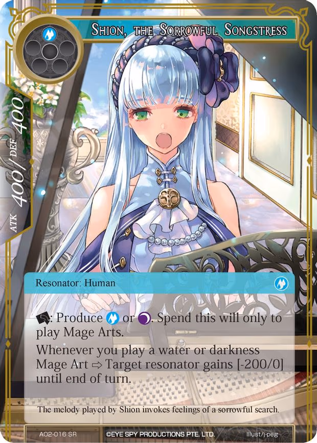 Shion, the Sorrowful Songstress - Super Rare (AO2-016)