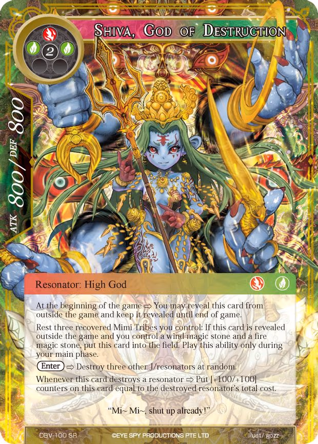 Shiva, God of Destruction