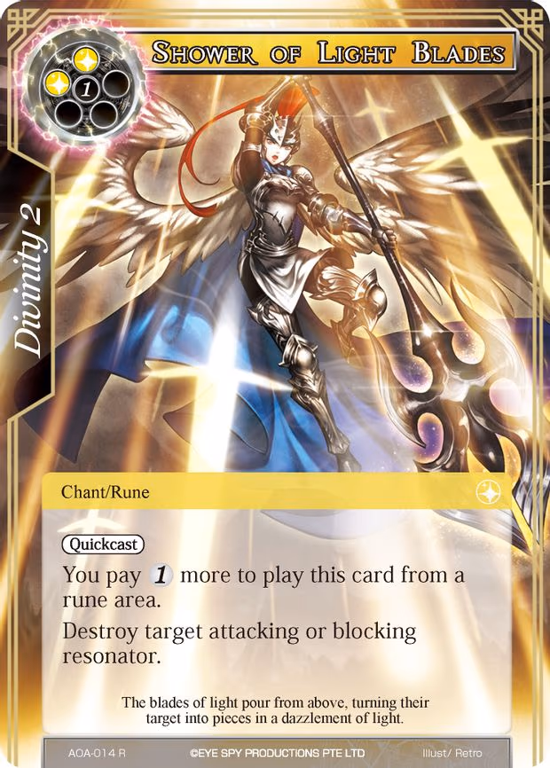 Shower of Light Blades - Rare (AOA-014)