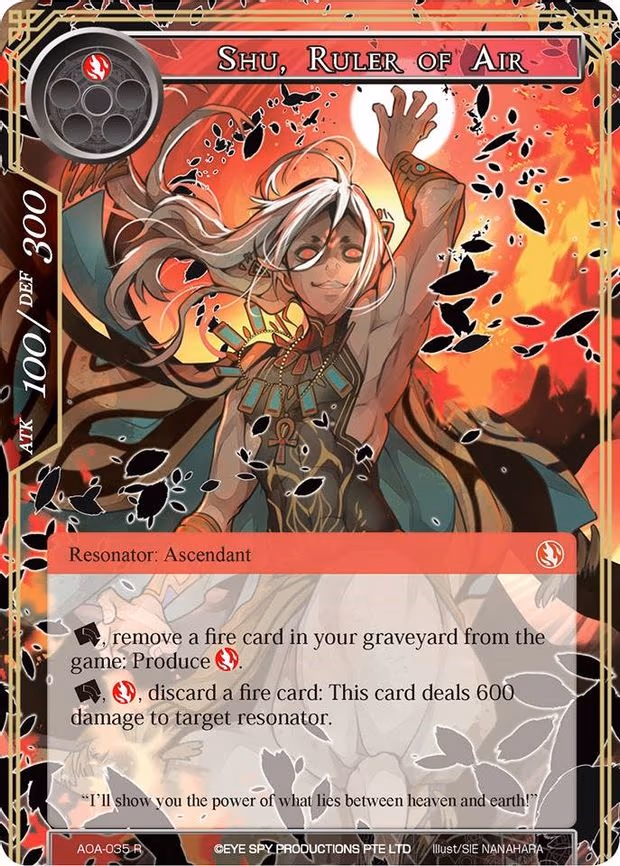 Shu, Ruler of Air - Rare (AOA-035)