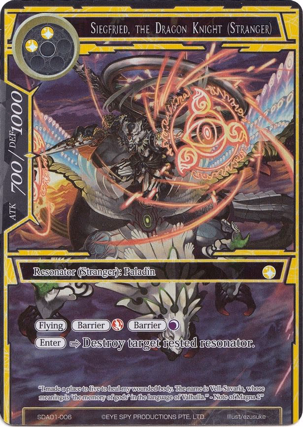 Siegfried, the Dragon Knight (Stranger) - Starter Exclusive (SDAO1-006)