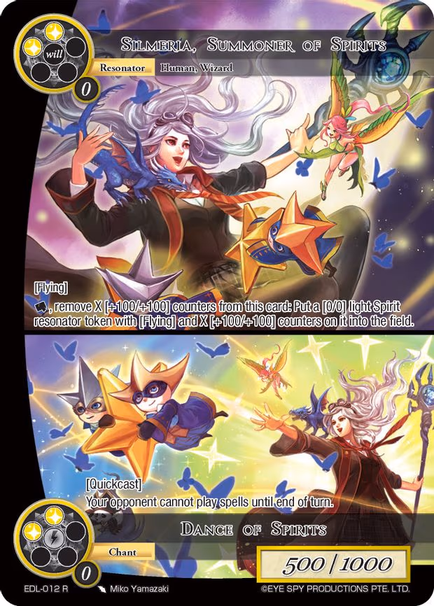 Silmeria, Summoner of Spirits // Dance of Spirits - Rare (EDL-012)