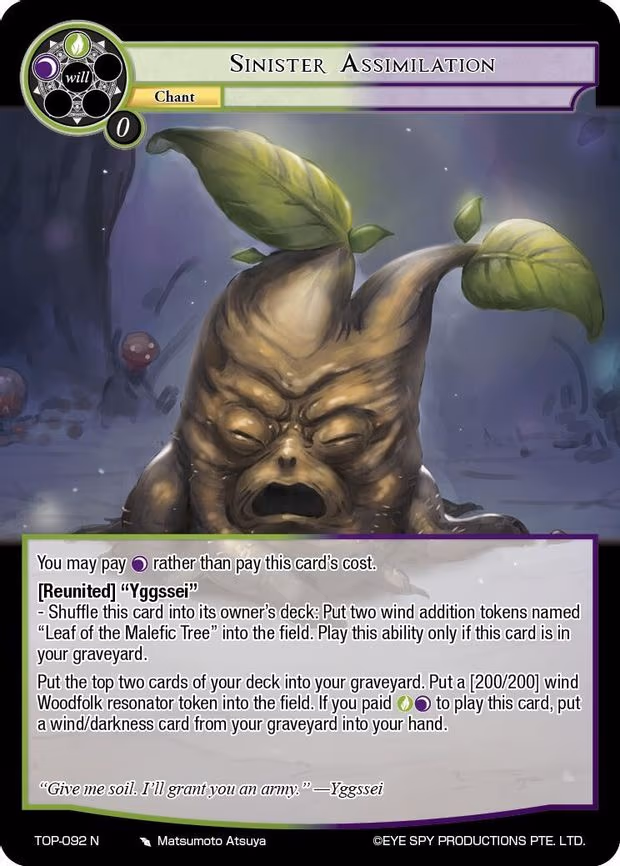 Sinister Assimilation - Normal (TOP-092 N)
