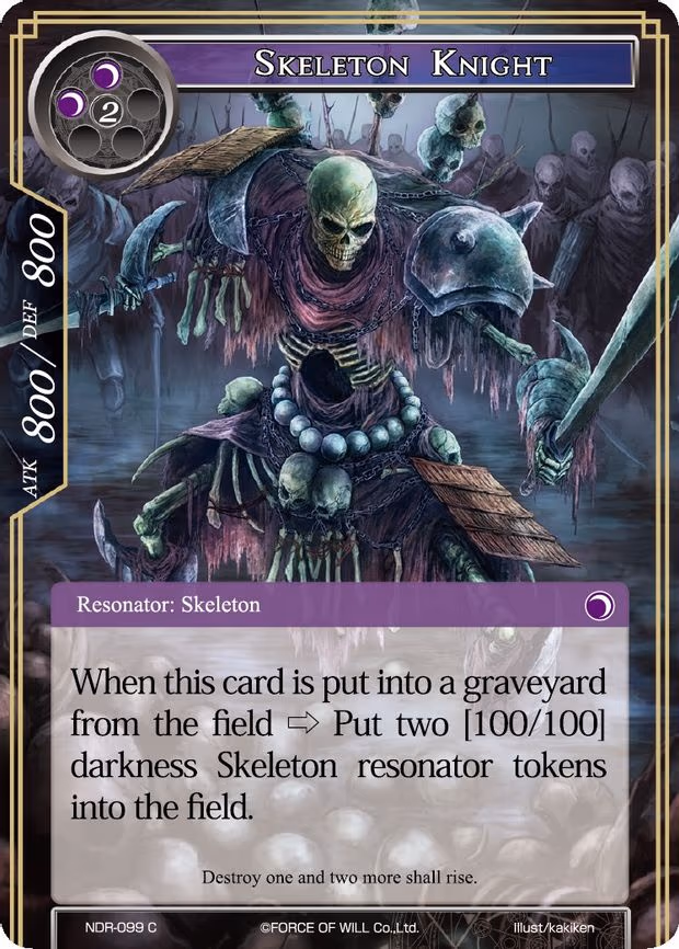 Skeleton Knight - Common (NDR-099)