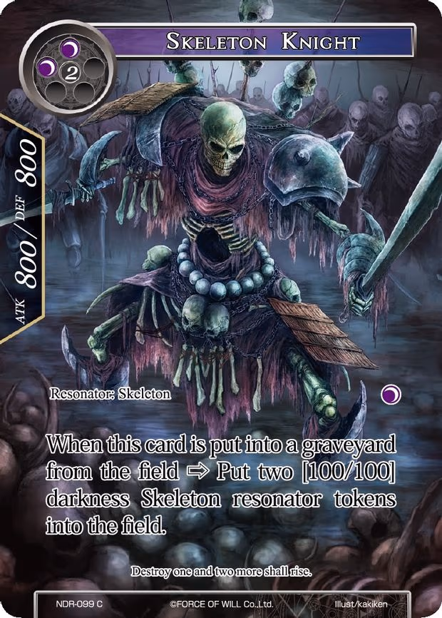 Skeleton Knight - Common (NDR-099)