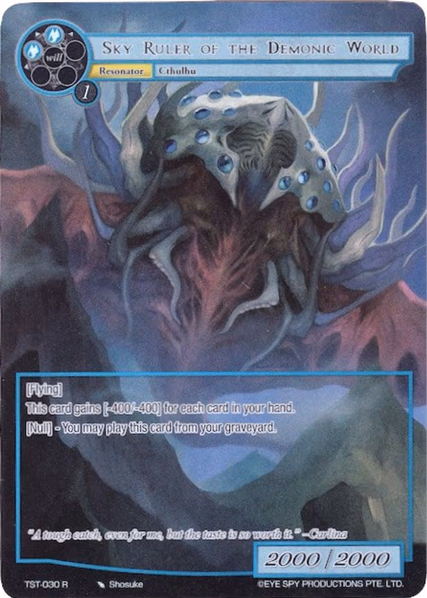 Sky Ruler of the Demonic World - Rare (TST-030)