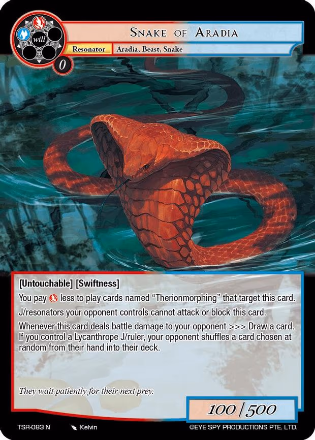 Snake of Aradia - Normal (TSR-083 N)
