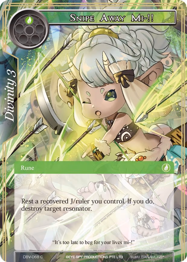 Snipe Away Mi - Common (DBV-068)