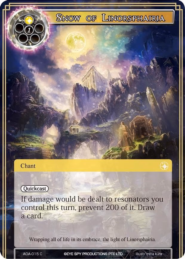 Snow of Linorsphairia - Common (AOA-015)