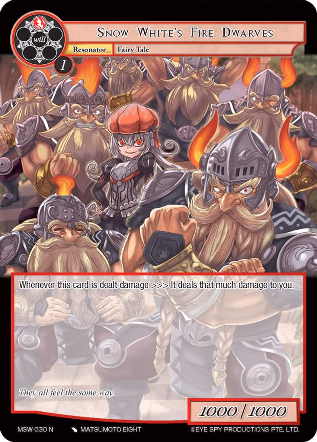 Snow White's Fire Dwarves - Normal (MSW-030)
