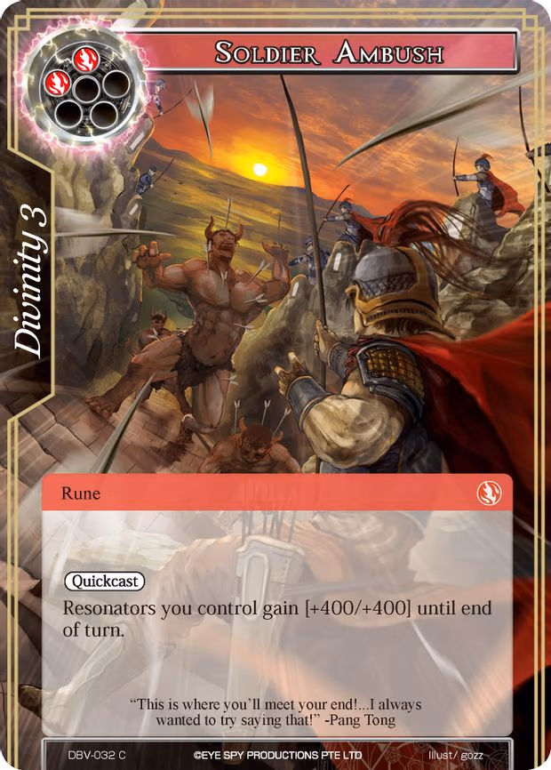 Soldier Ambush - Common (DBV-032)