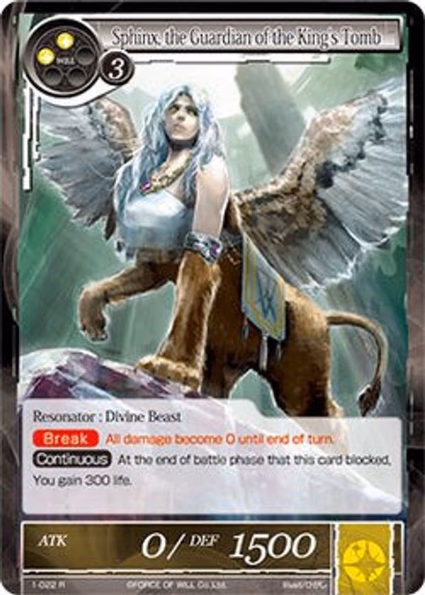 Sphinx, the Guardian of the King's Tomb - Rare (1-022)