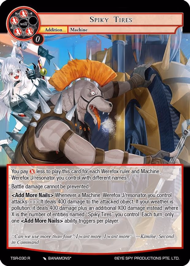 Spiky Tires - Rare (TSR-030 R)