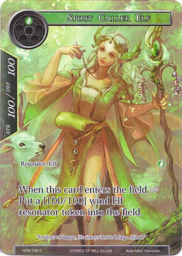 Spirit Caller Elf - Common (ACN-106)