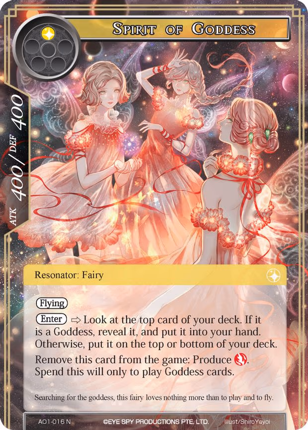 Spirit of Goddess - Normal (AO1-016)