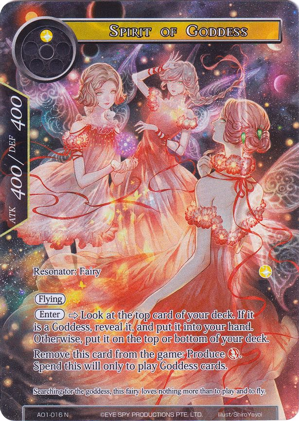 Spirit of Goddess - Normal (AO1-016)