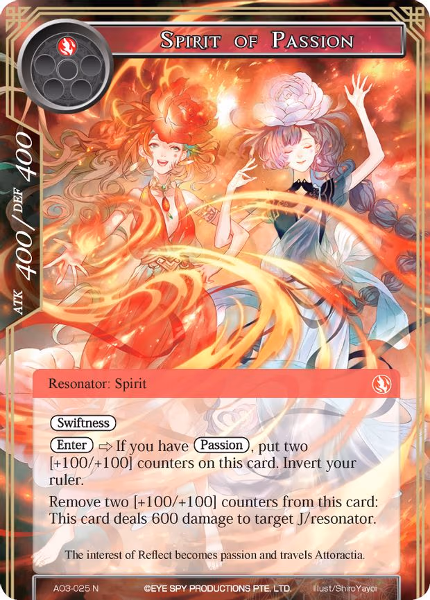 Spirit of Passion - Normal (AO3-025)