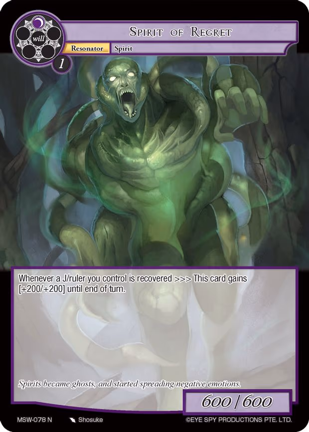 Spirit of Regret - Normal (MSW-078)