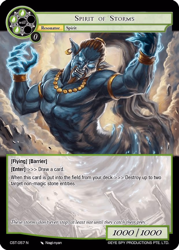 Spirit of Storms - Normal (CST-057 N)
