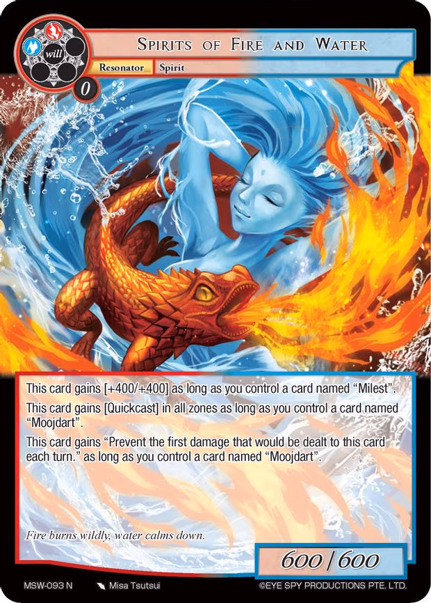 Spirits of Fire and Water - Normal (MSW-093)