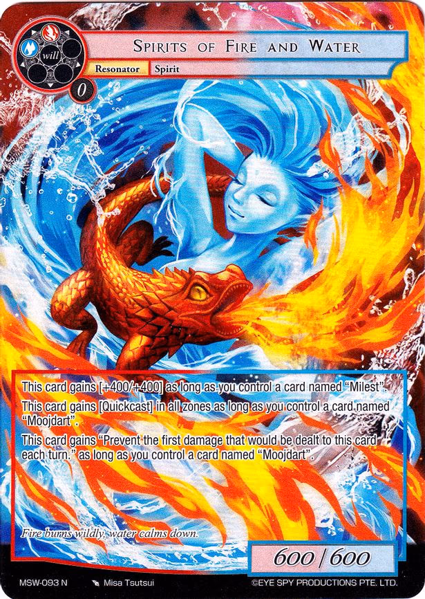 Spirits of Fire and Water - Normal (MSW-093)
