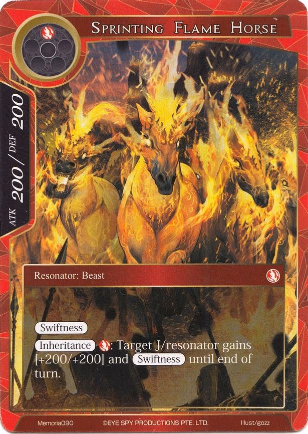 Sprinting Flame Horse - Memoria (Memoria090)