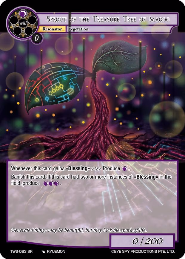 Sprout of the Treasure Tree of Magog - Super Rare (TWS-083 SR)