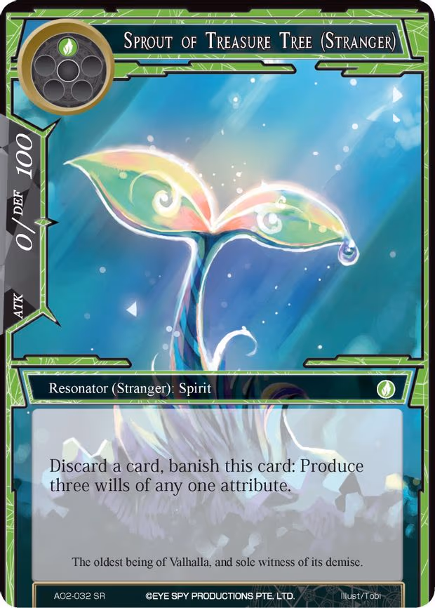Sprout of Treasure Tree (Stranger) - Super Rare (AO2-032)