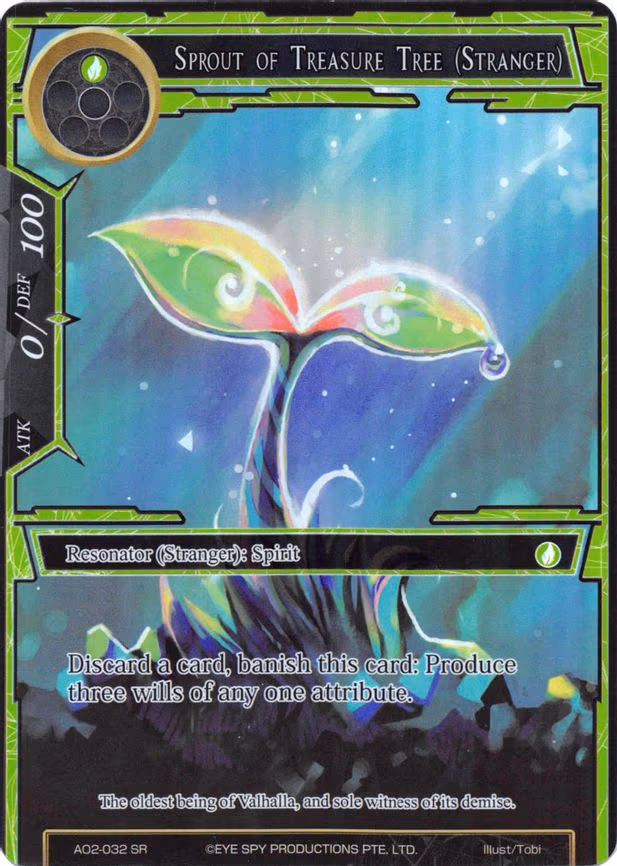 Sprout of Treasure Tree (Stranger) - Super Rare (AO2-032)