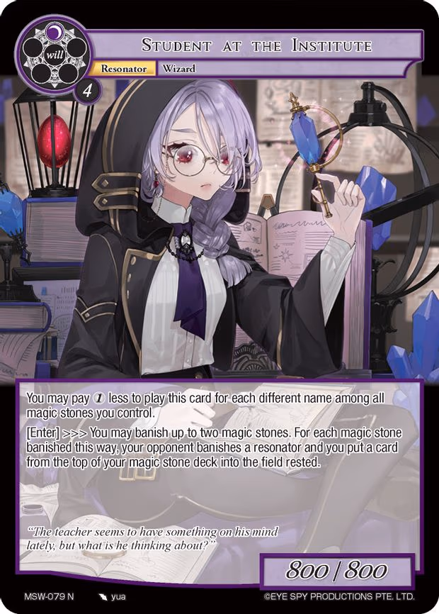 Student at the Institute - Normal (MSW-079)