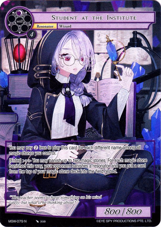 Student at the Institute - Normal (MSW-079)