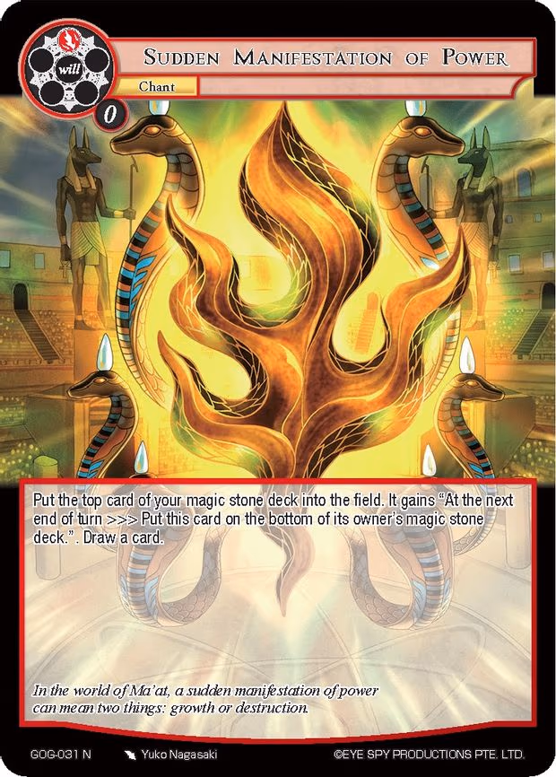 Sudden Manifestation of Power